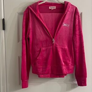 Juicy Couture Fuchsia Velour Set
